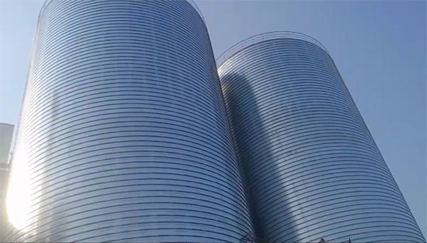 德昌2座混凝土高架卷板仓